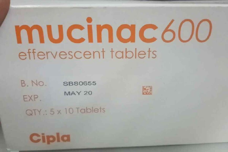 Mucinac 600 mg Tablet Uses