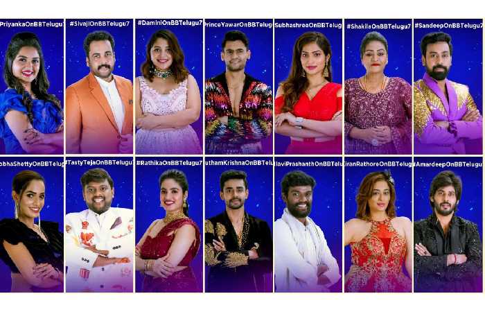 Bigg Boss 7 Telugu Housemates