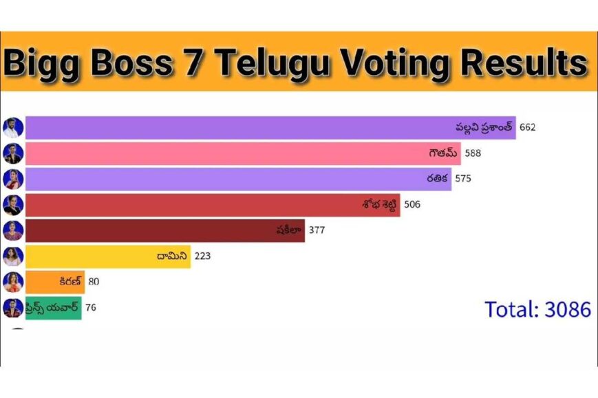 Bigg Boss 7 Telugu Voting Results