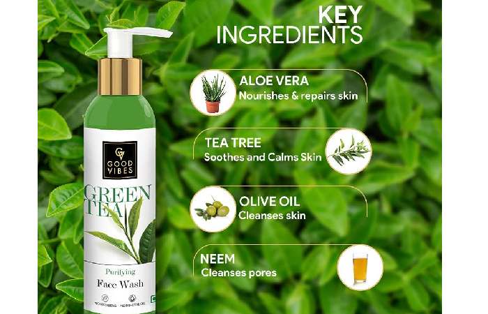 Good Vibes Green Tea Face Wash