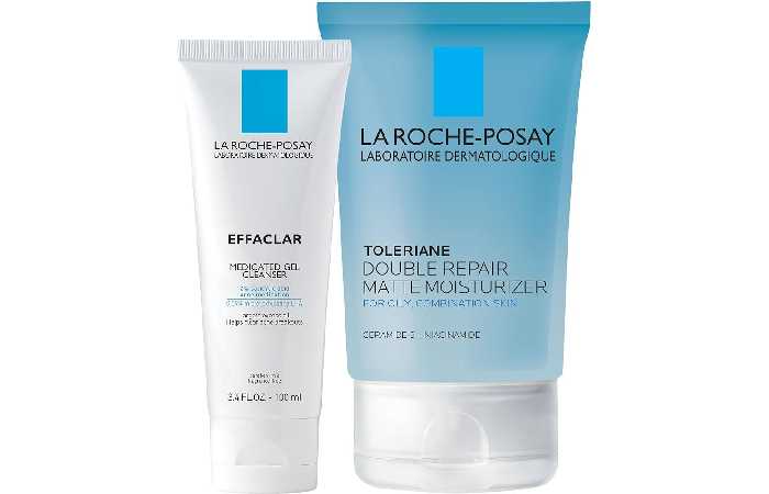 La Roche Posay, Toleriane Double Repair Matte Face Moisturizer, Daily Gel Face Moisturizer with Ceramide and Niacinamide for Oily Skin