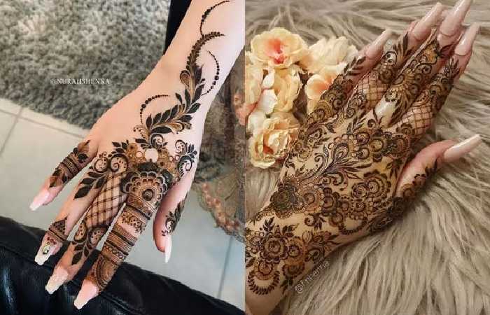 Simple Yet Intricate Mehendi Design