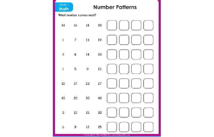 Maths Worksheet For Class 1 (2)