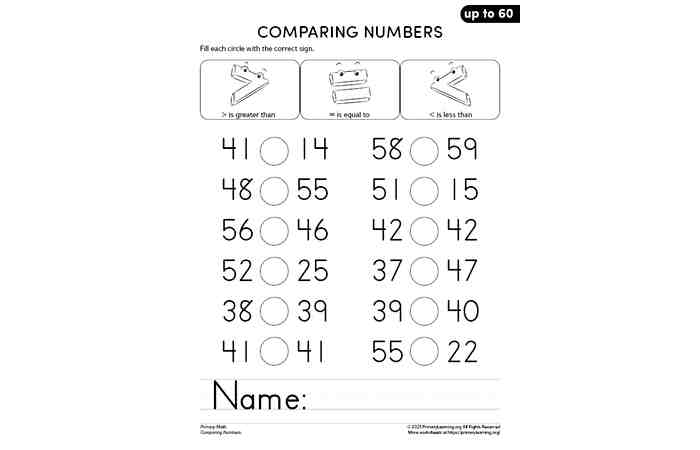 Maths Worksheet For Class 1 (3)