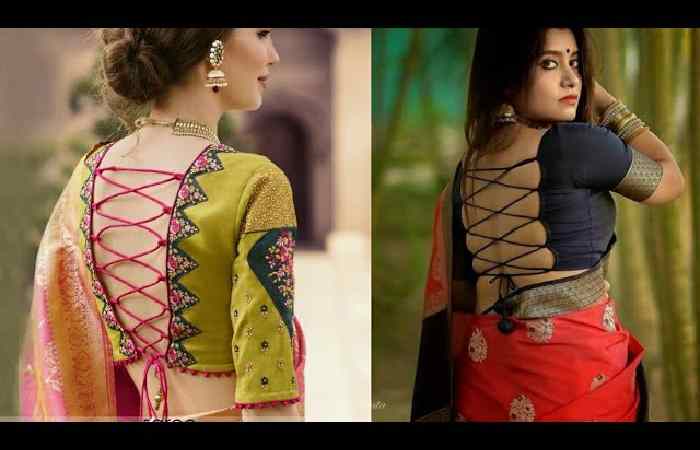 Silk Saree Blouse Back Designs (5)