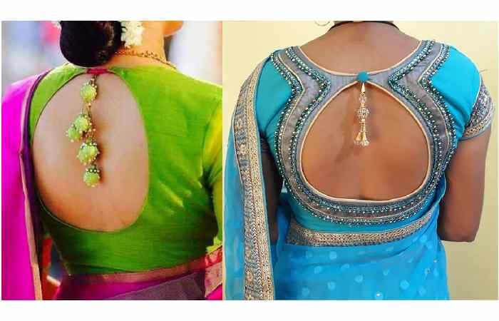 Silk Saree Blouse Back Designs (7)