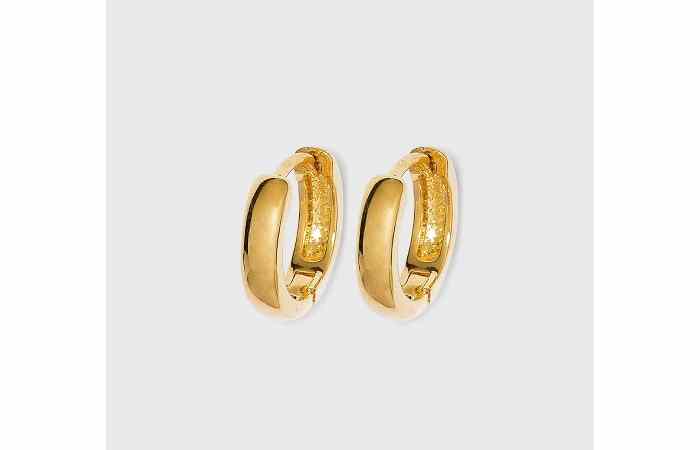 Simple Latest Design of Gold Earrings (4)