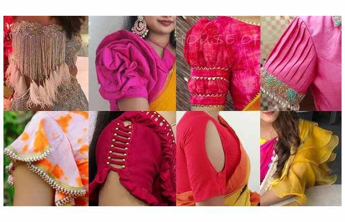 Silk Saree Blouse Sleeves Design (1)